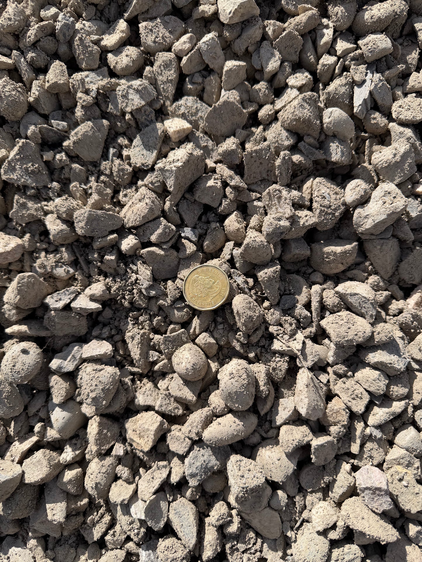 25mm road crush bulk delivery Calgary — compactable driveway base gravel