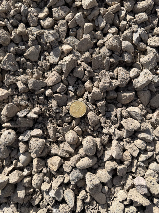 25mm road crush bulk delivery Calgary — compactable driveway base gravel