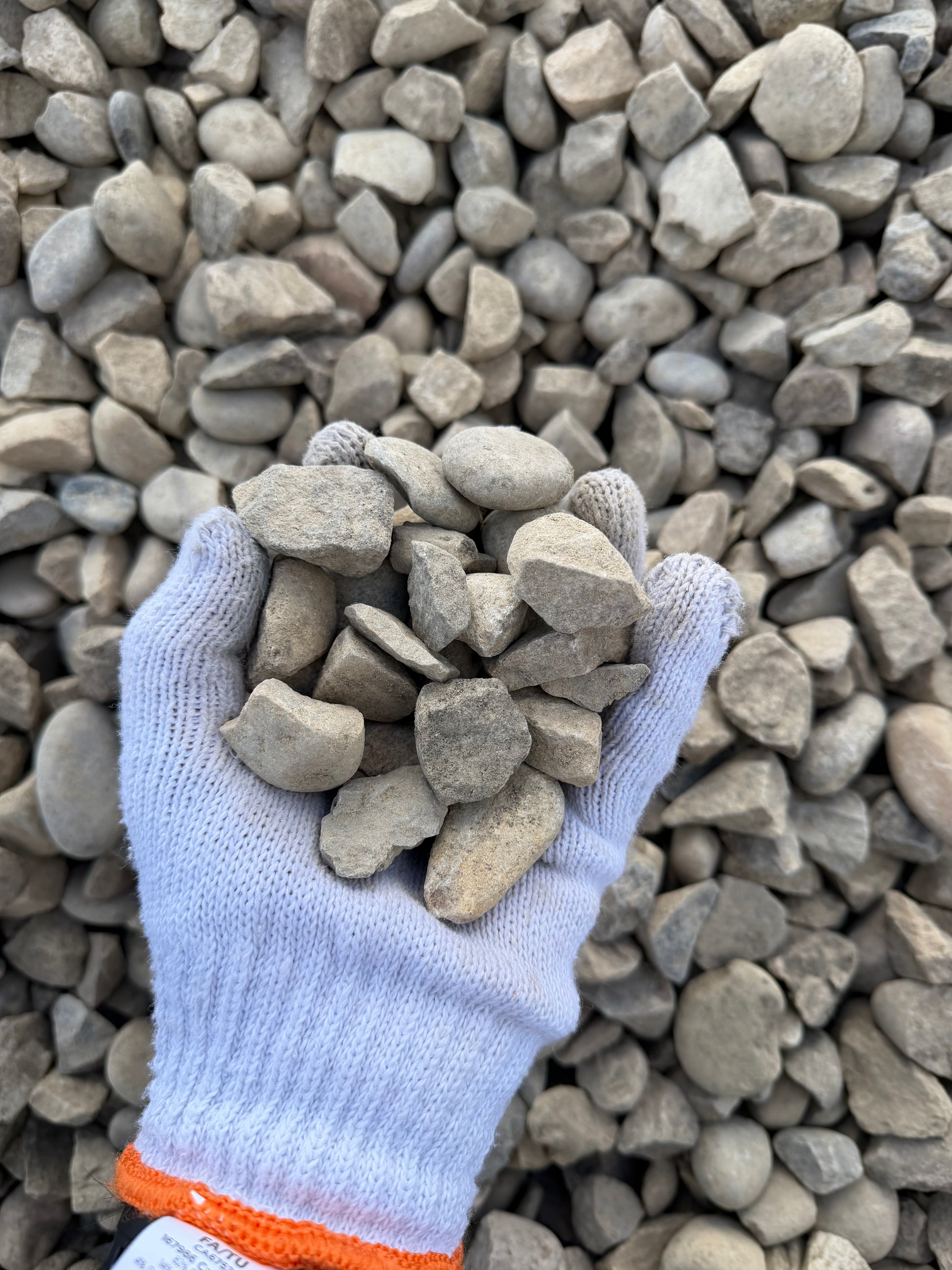 40mm drain rock bulk delivery Calgary — angular drainage aggregate for French drains