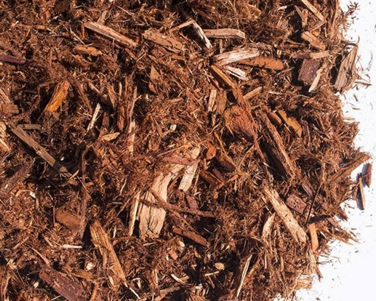Bulk Cedar mulch and wood chips Calgary — organic garden mulch delivery New Standard