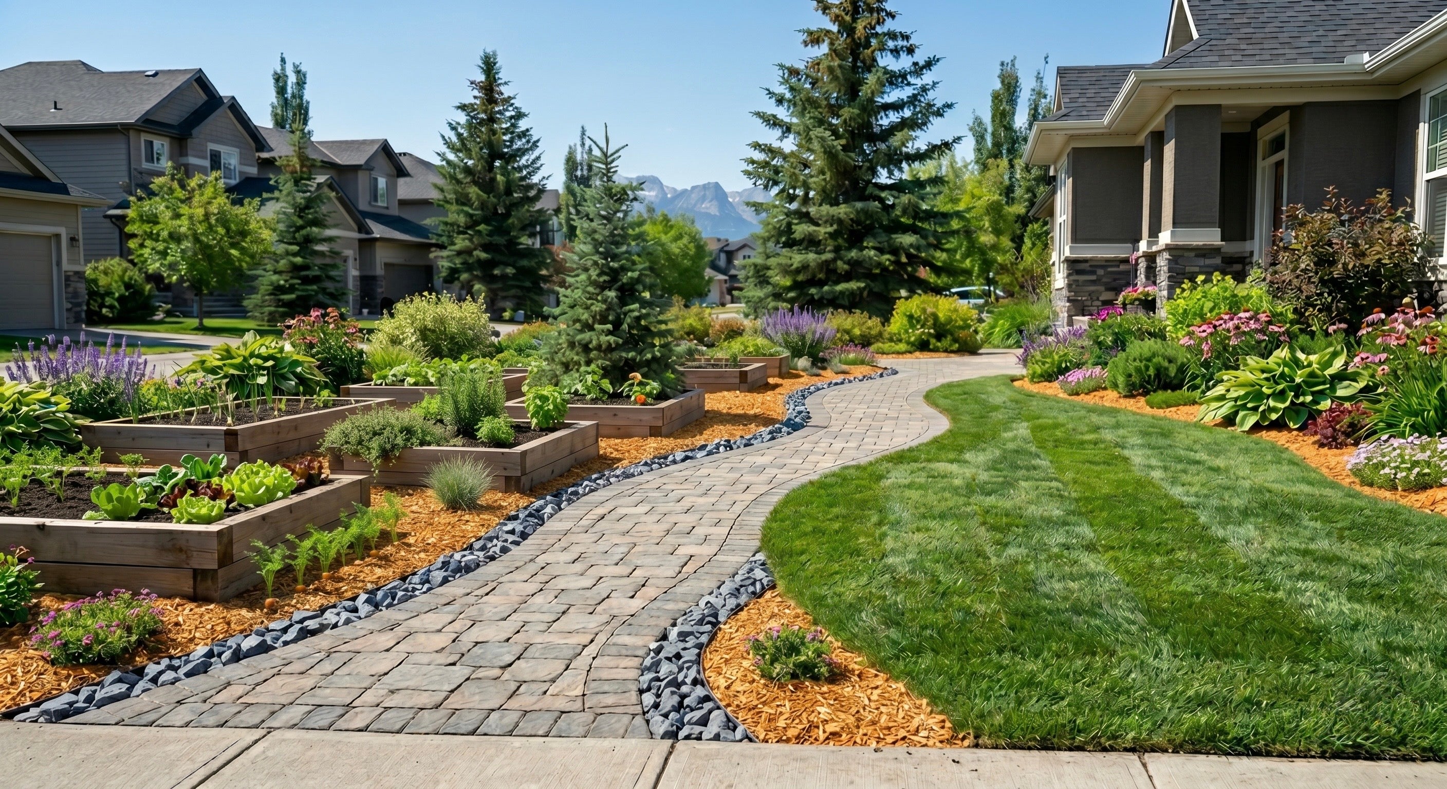 Bulk landscape supplies Calgary — decorative rock, gravel and soil delivery across Calgary and Airdrie